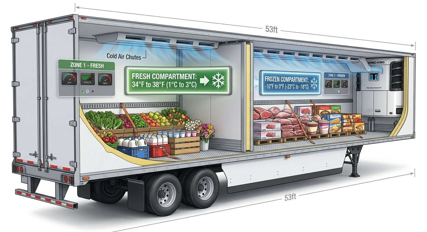 Marker Freight Multi Zone Climate Controls