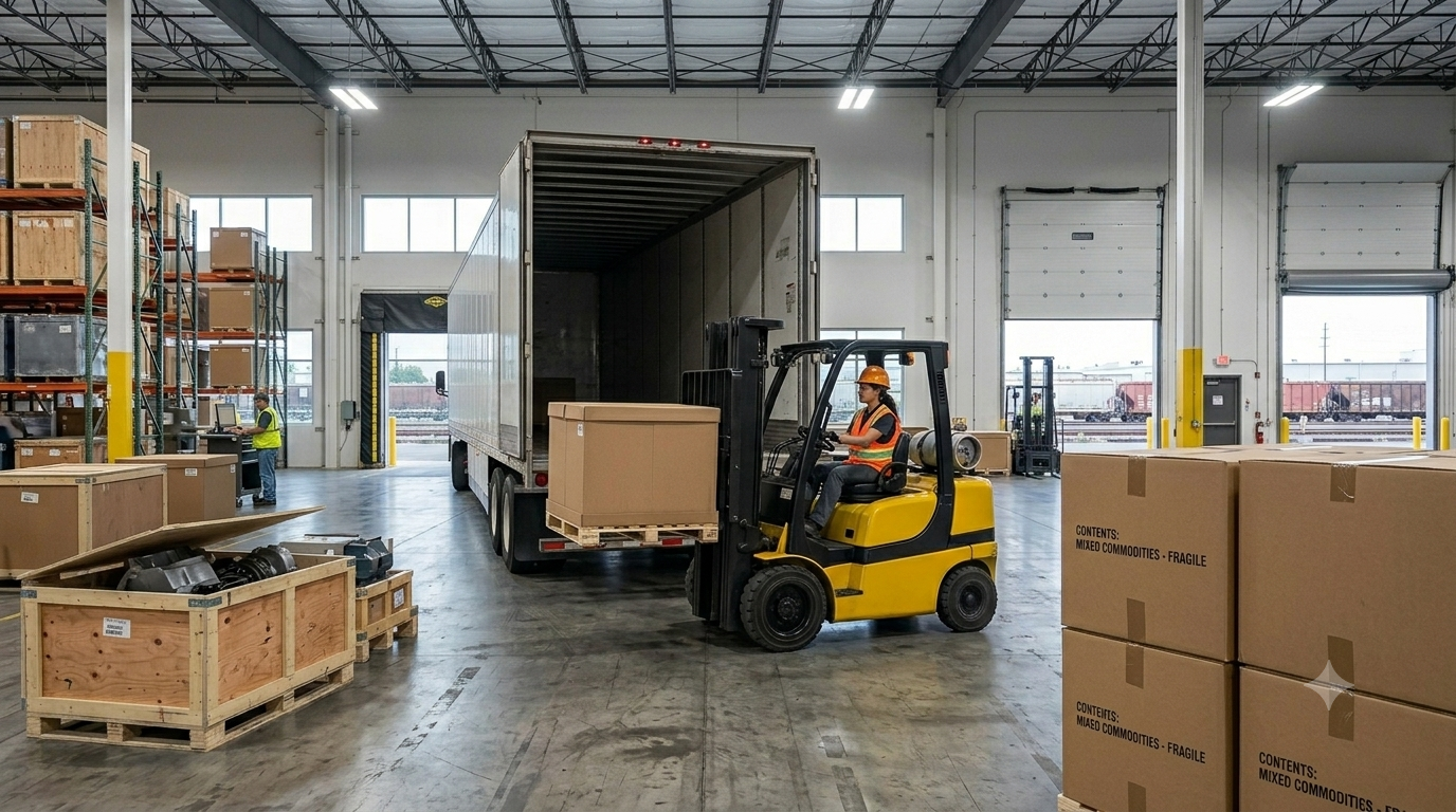 Marker Freight Less Than Truckload Breakbulk Hub